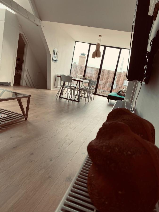 Lichtrijke Loft Bij Restaurant Den Olifant Apartment Ieper Luaran gambar