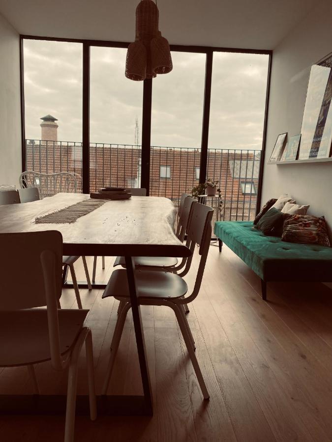 Lichtrijke Loft Bij Restaurant Den Olifant Apartment Ieper Luaran gambar