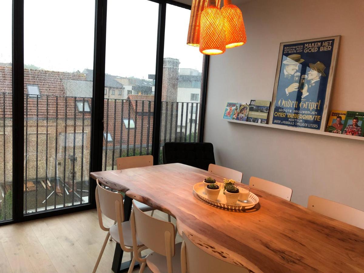Lichtrijke Loft Bij Restaurant Den Olifant Apartment Ieper Luaran gambar