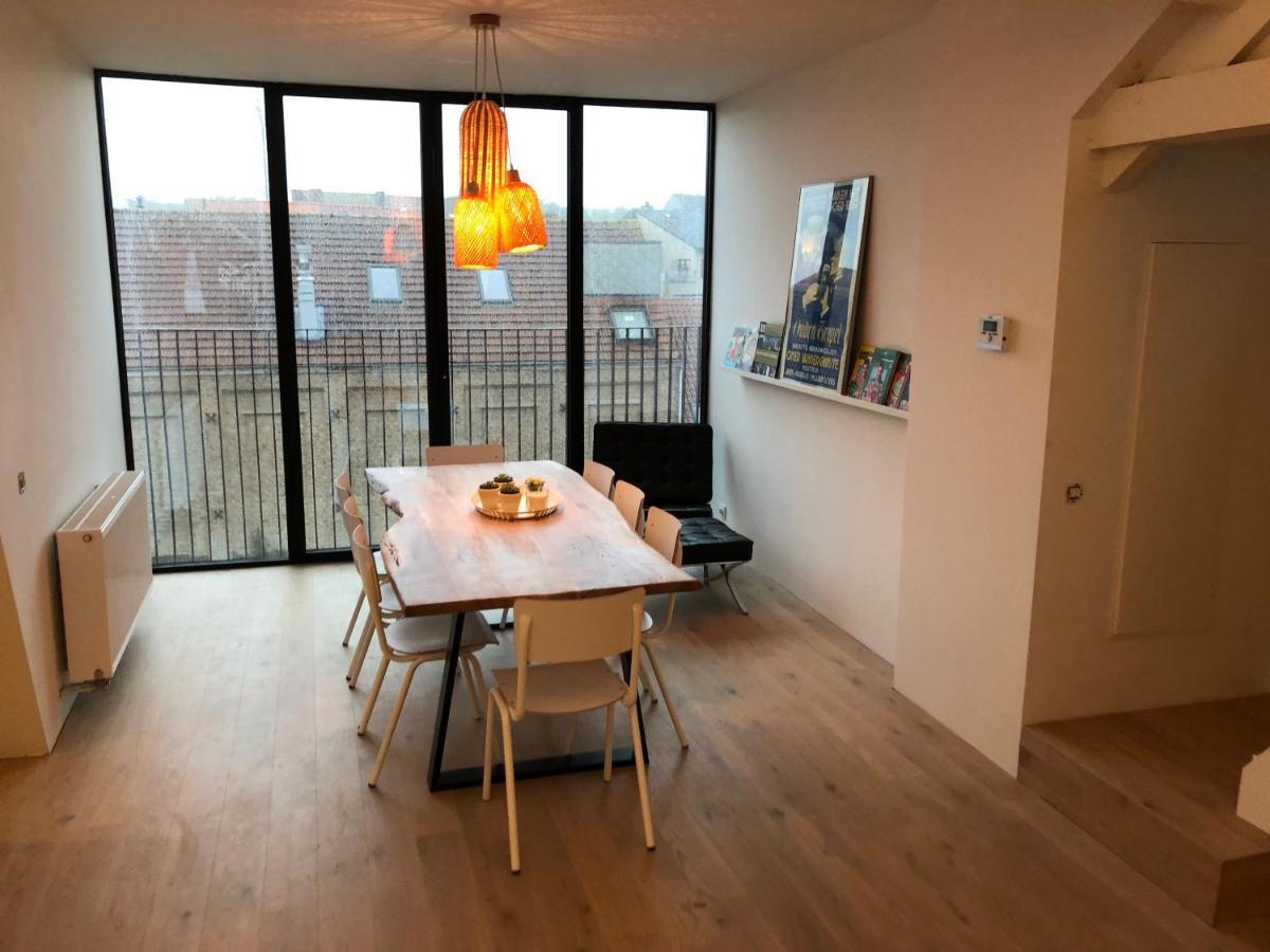 Lichtrijke Loft Bij Restaurant Den Olifant Apartment Ieper Luaran gambar